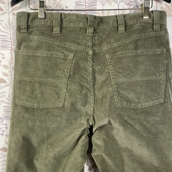 L.L.Bean Standard Fit Men's Corduroy Pants Olive Green Size 34x34 Cotton Blend - Picture 8 of 11